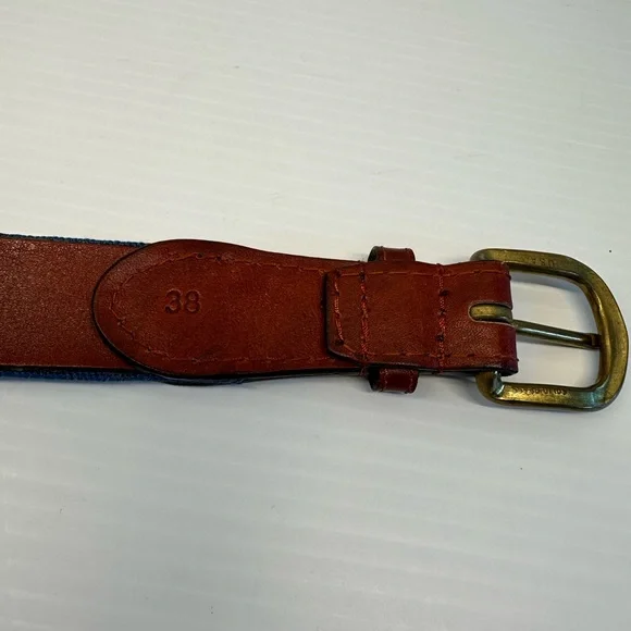 Smather’s and Branson Bourbon Bottle Needlepoint Belt Golf Preppy Old Money - Picture 5 of 7